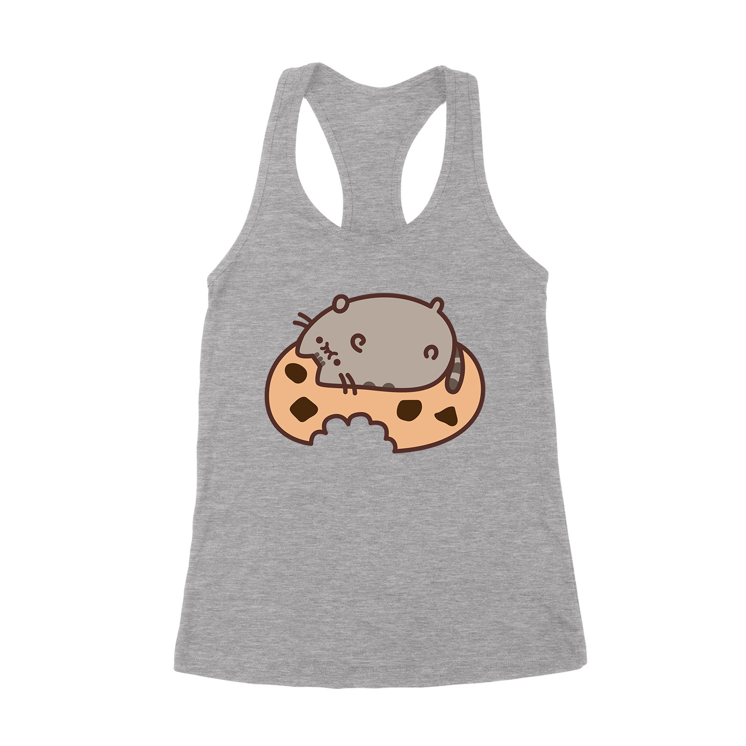 pusheen macska macskás cica cicás Sportszürke Női Trikó