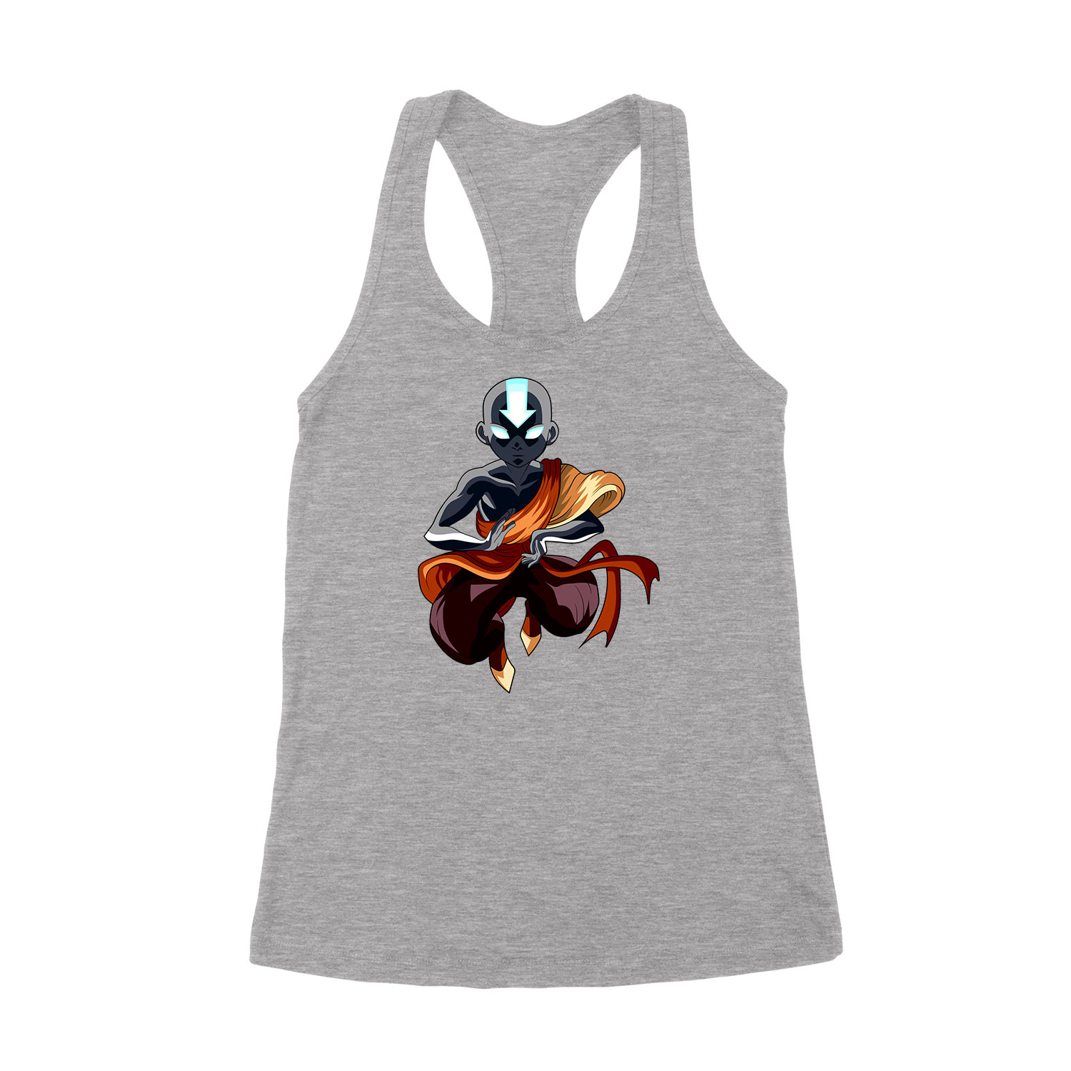 avatar aang legendája léghajlító Sportszürke Női Trikó