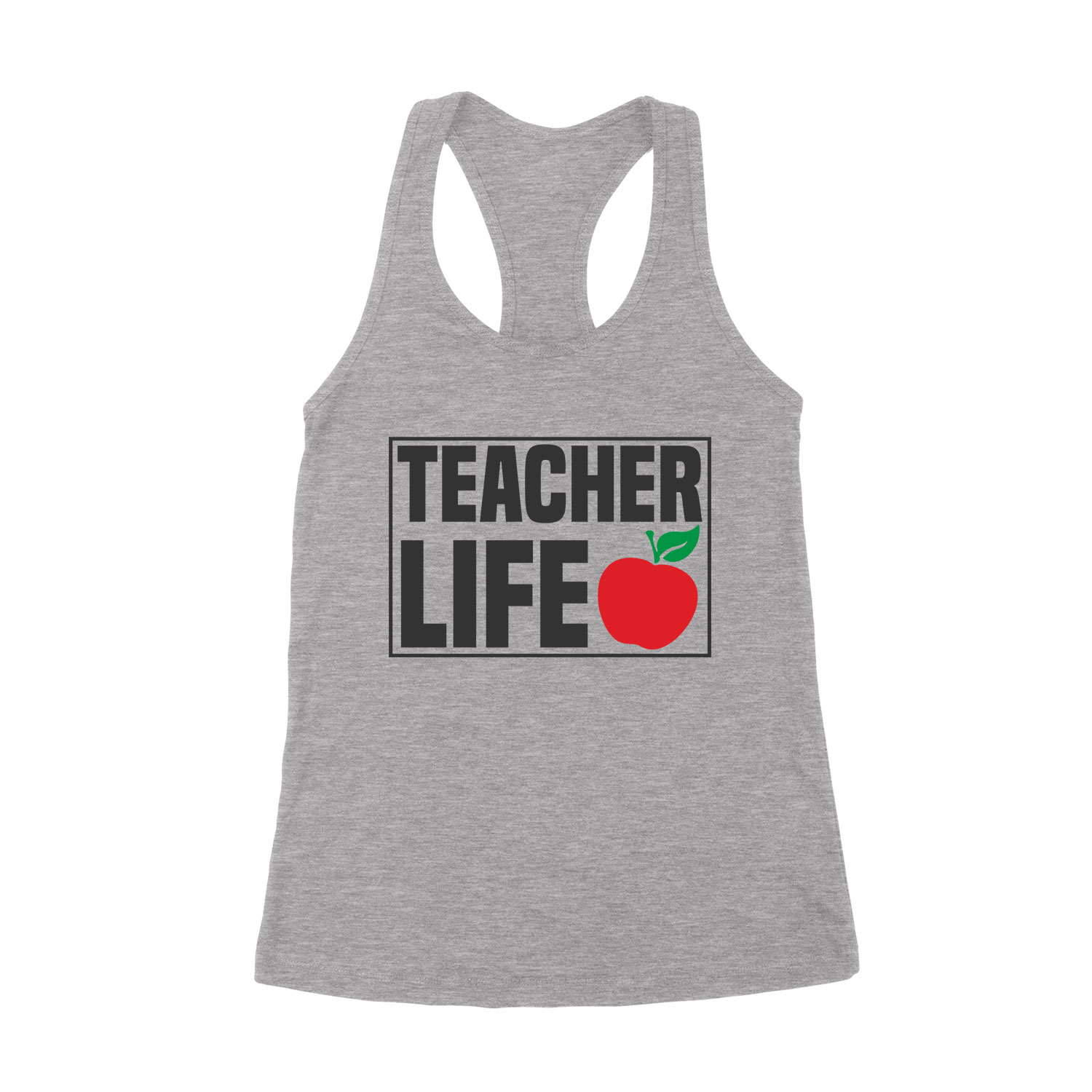 teacher life tanár Sportszürke Női Trikó