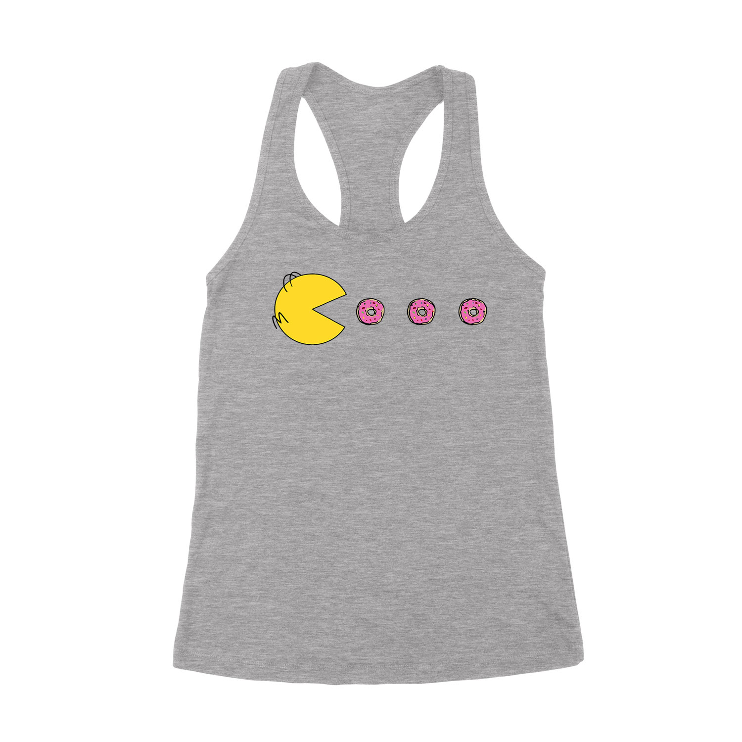 pac man fánk homer Sportszürke Női Trikó
