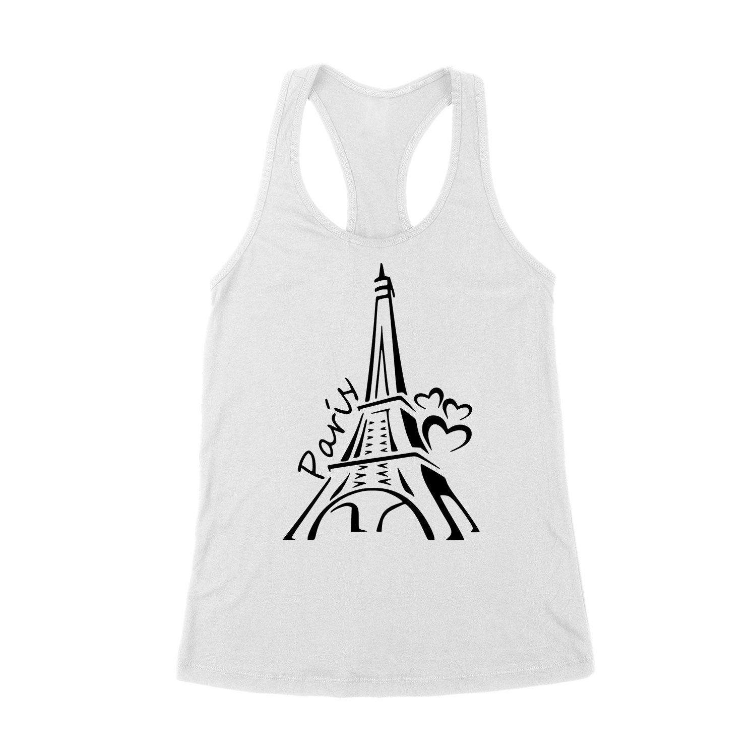 Párizs francia eiffel torony Fehér Női Trikó