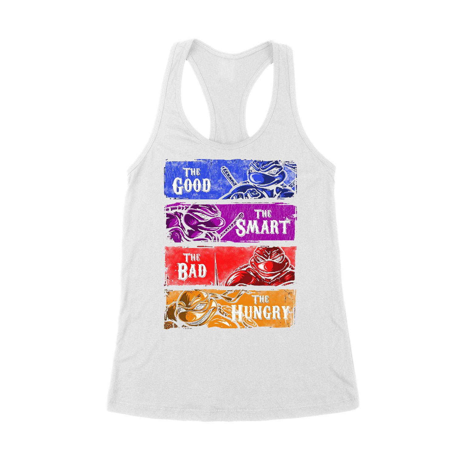 tini ninja teknőcök tmnt Fehér Női Trikó