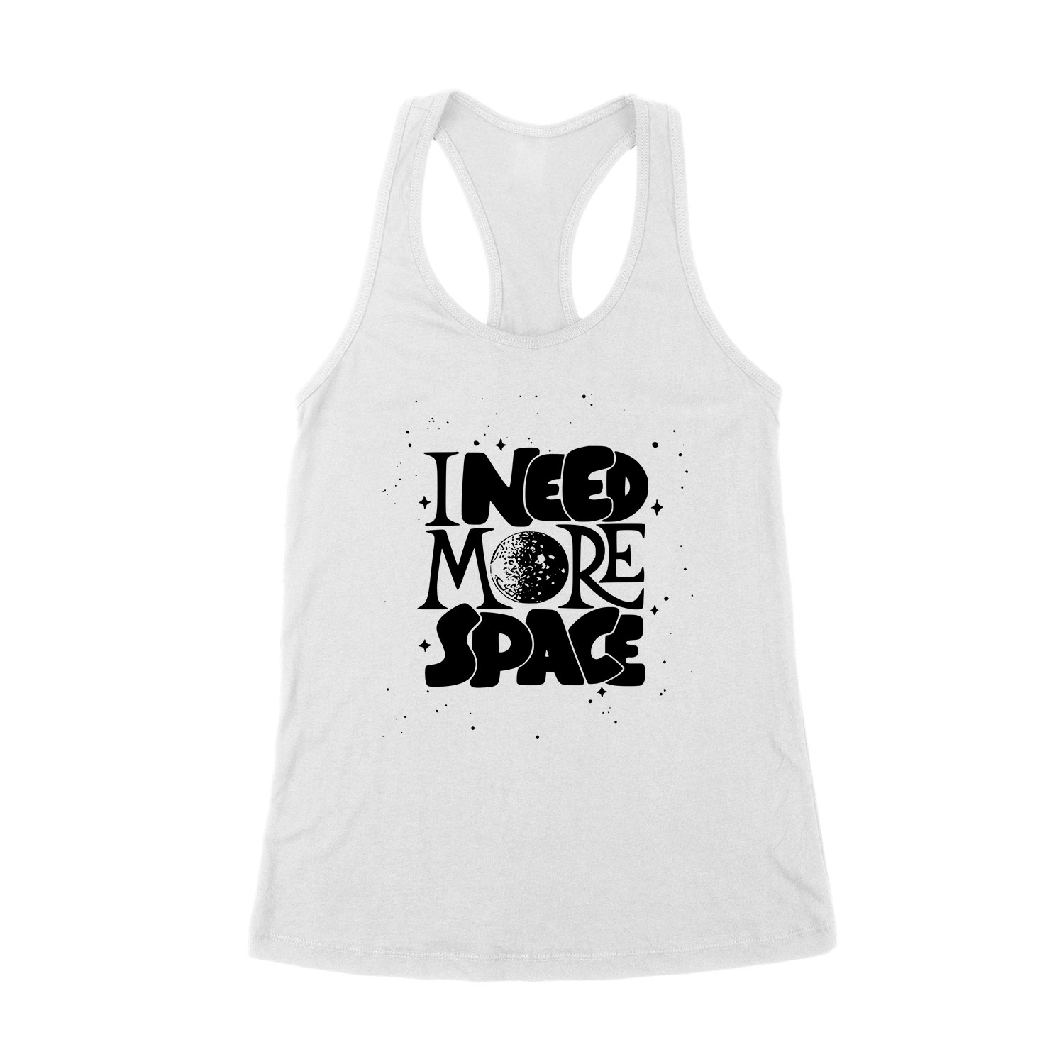 i need more space űr Fehér Női Trikó
