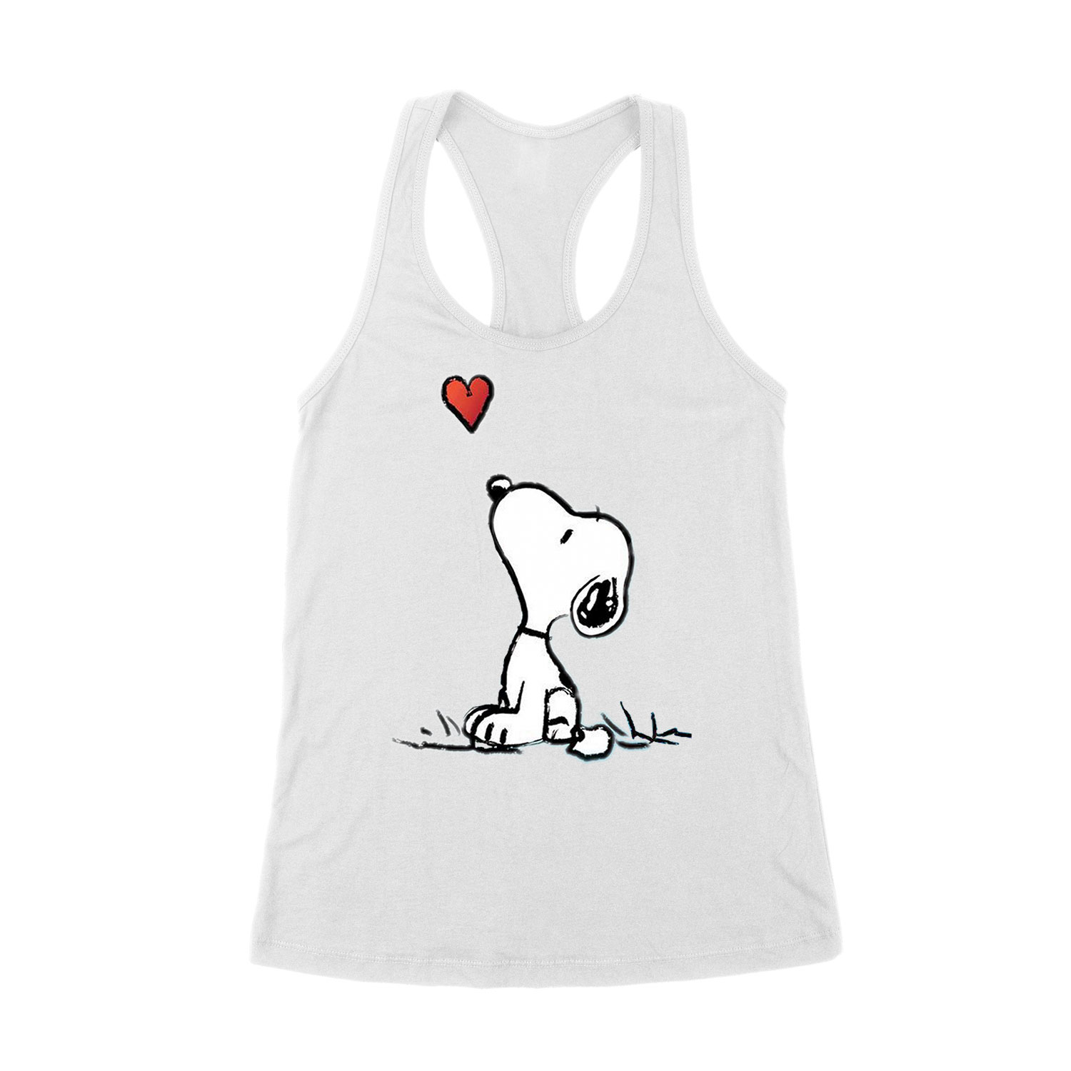 snoopy kutya Fehér Női Trikó