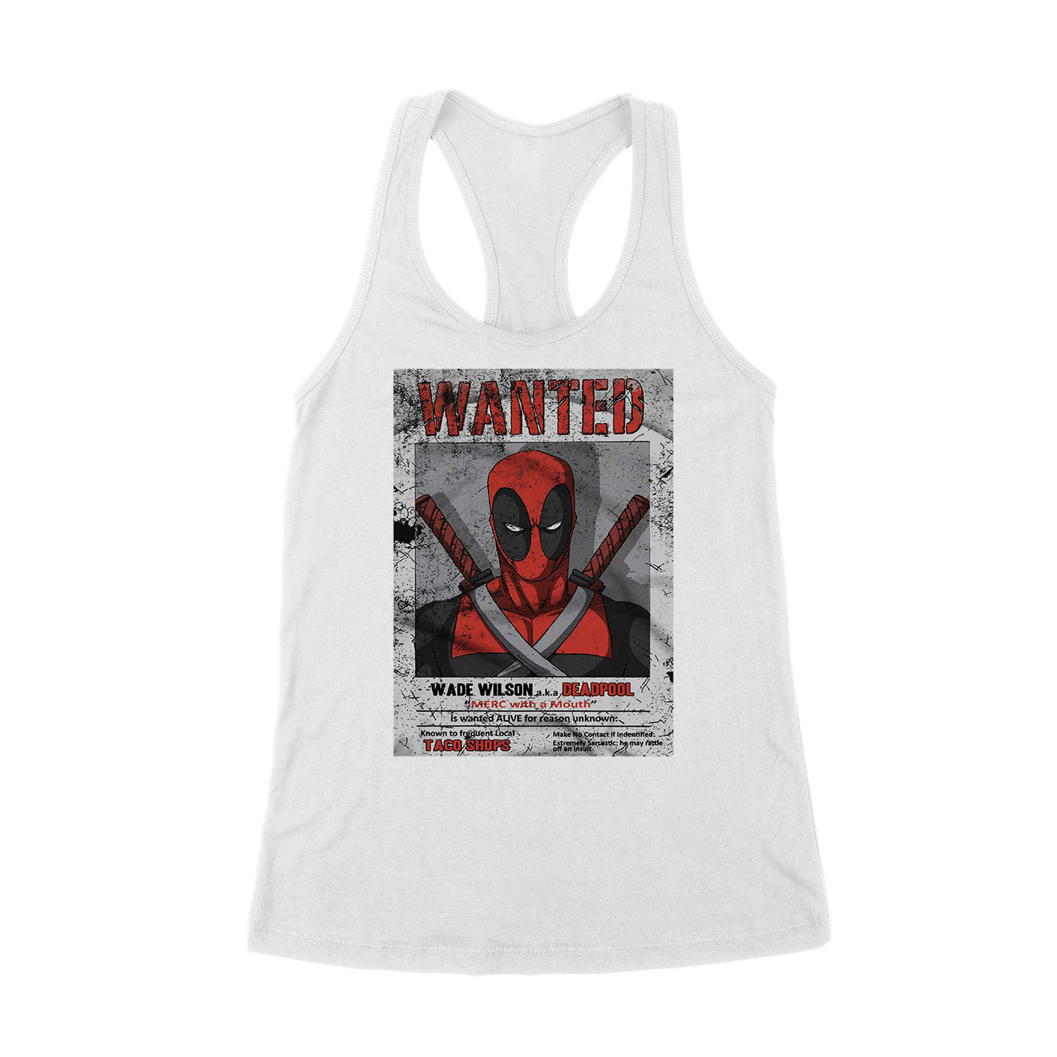 deadpool wade wilson Fehér Női Trikó