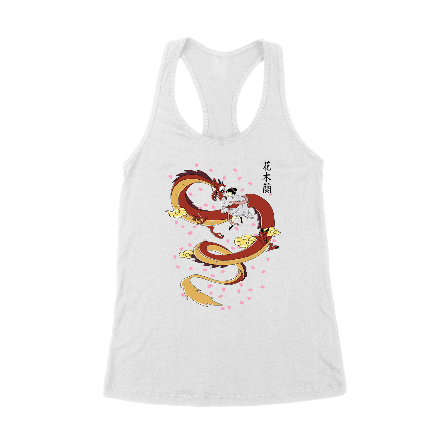 mulan mushu Fehér Női Trikó