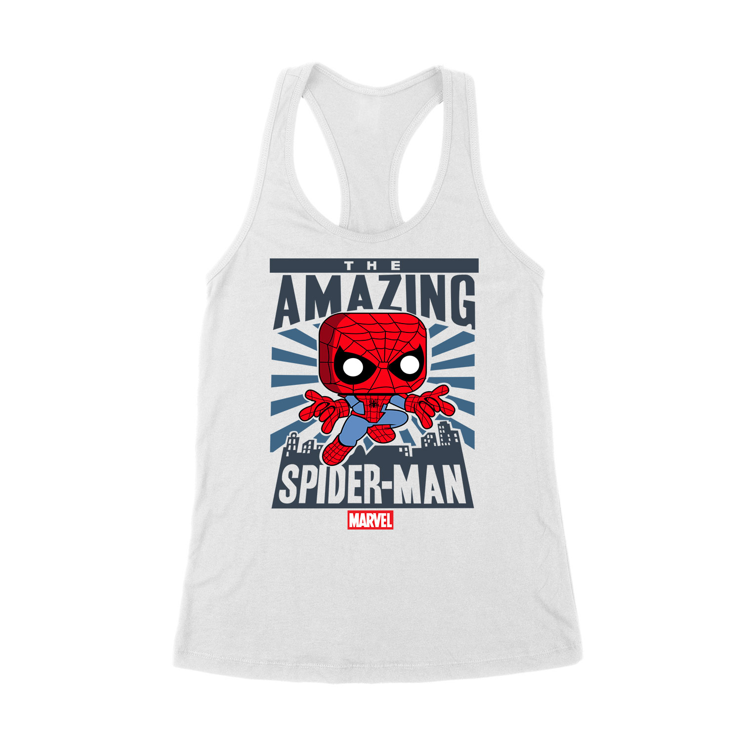 spider man pókember Fehér Női Trikó