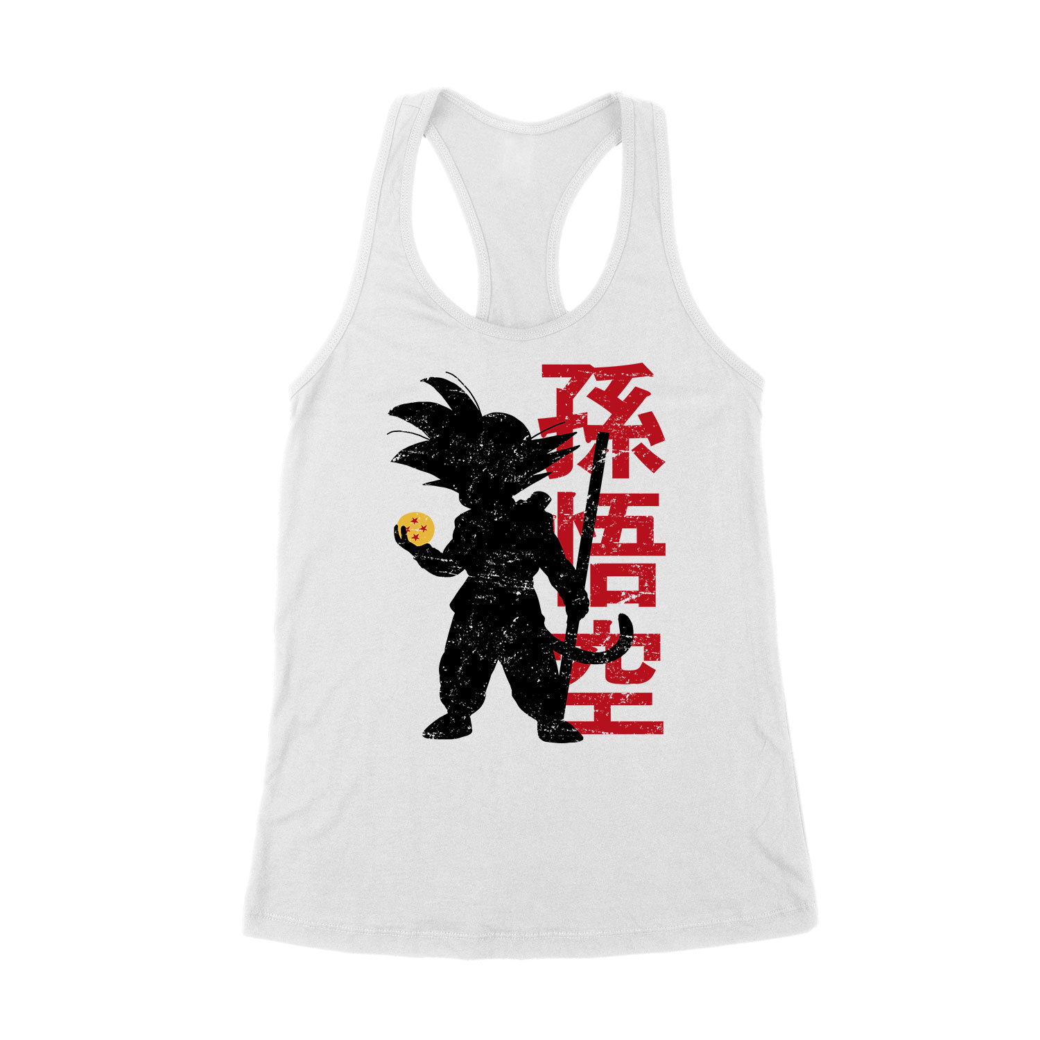 dragon ball son goku Fehér Női Trikó