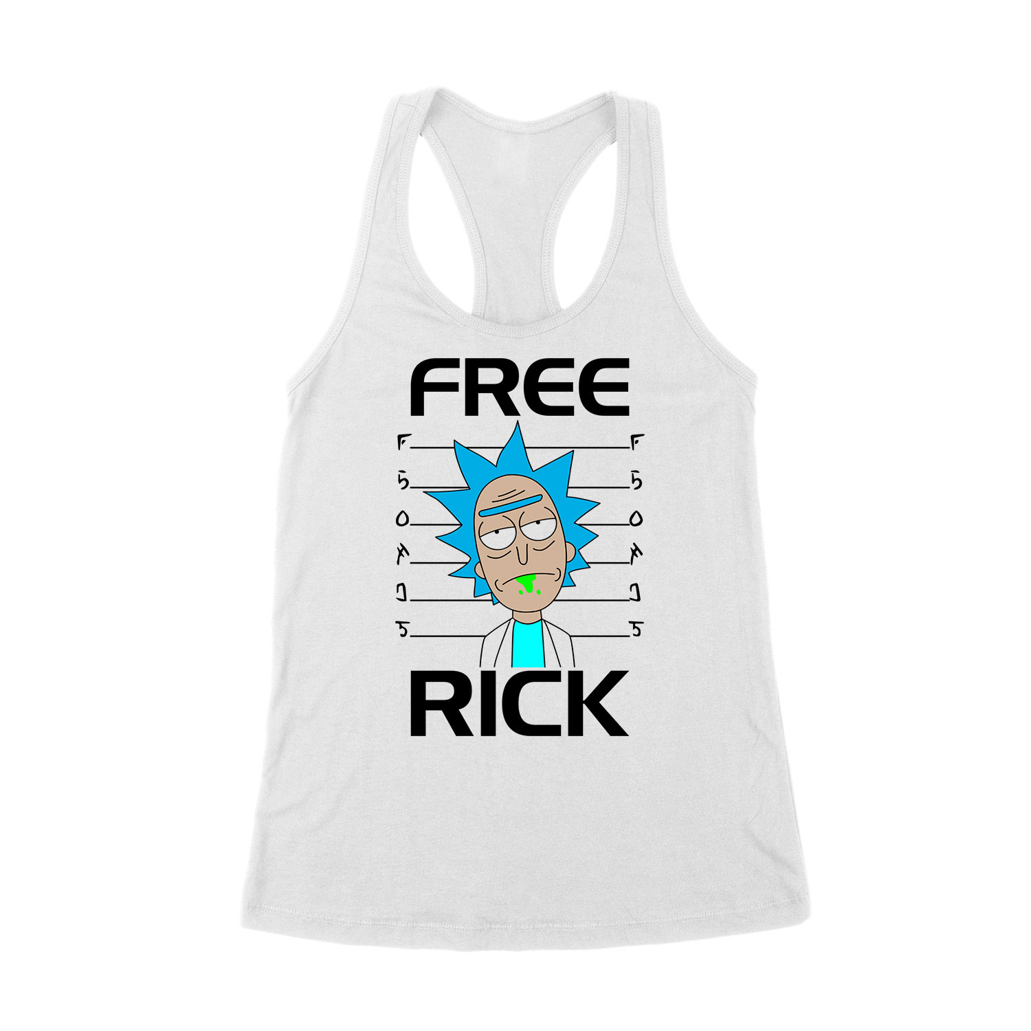 rick és morty Fehér Női Trikó