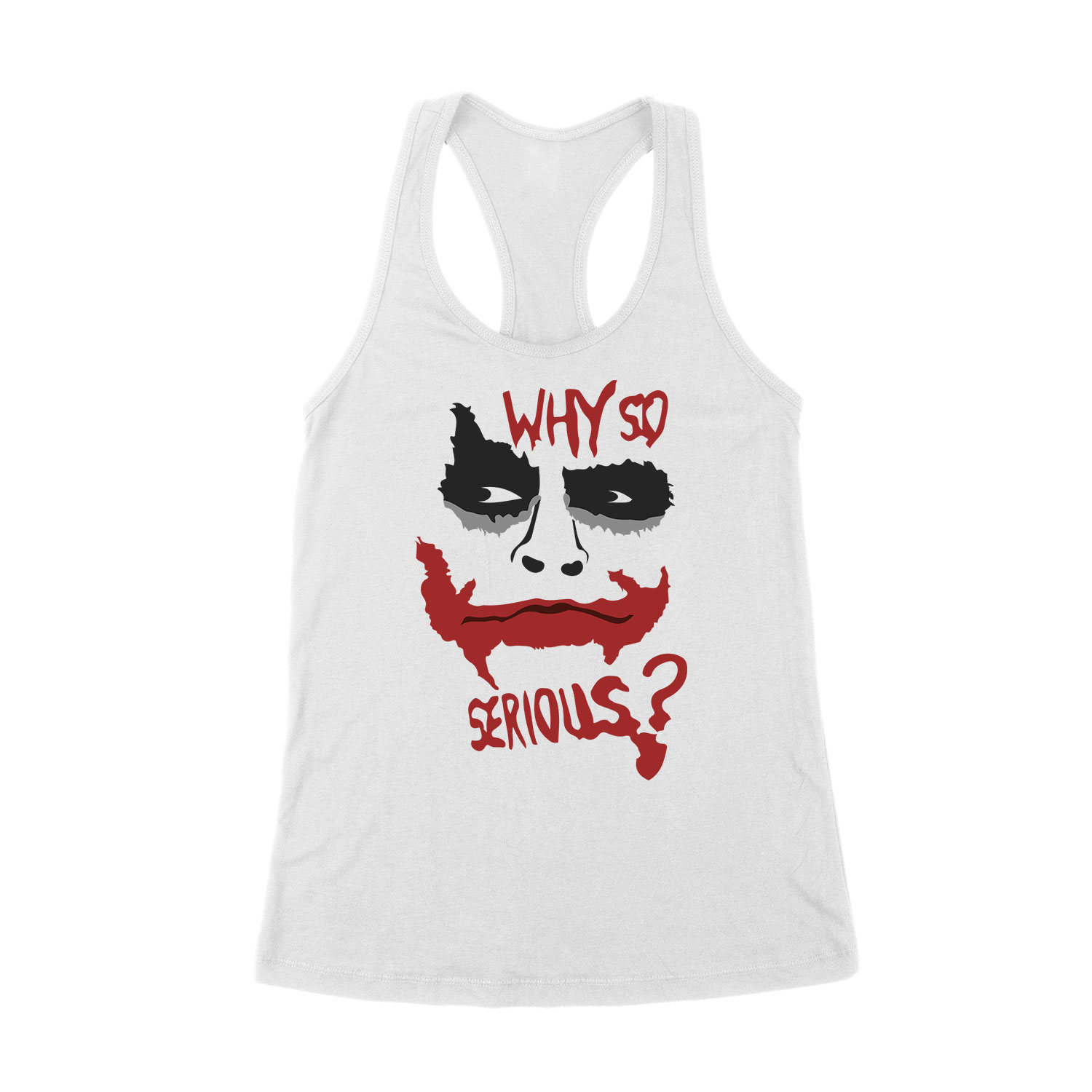 why so serious Joker Fehér Női Trikó