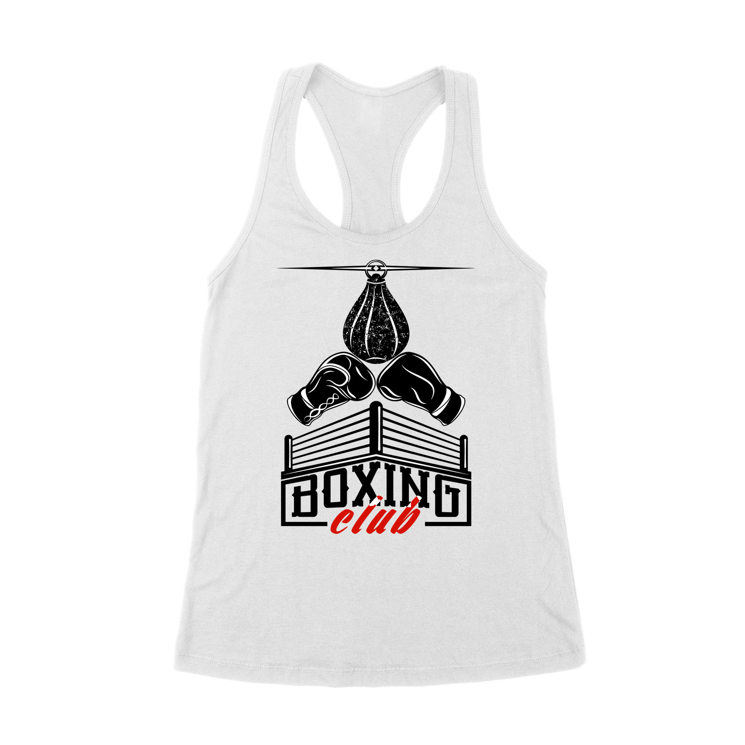 box boxing Fehér Női Trikó
