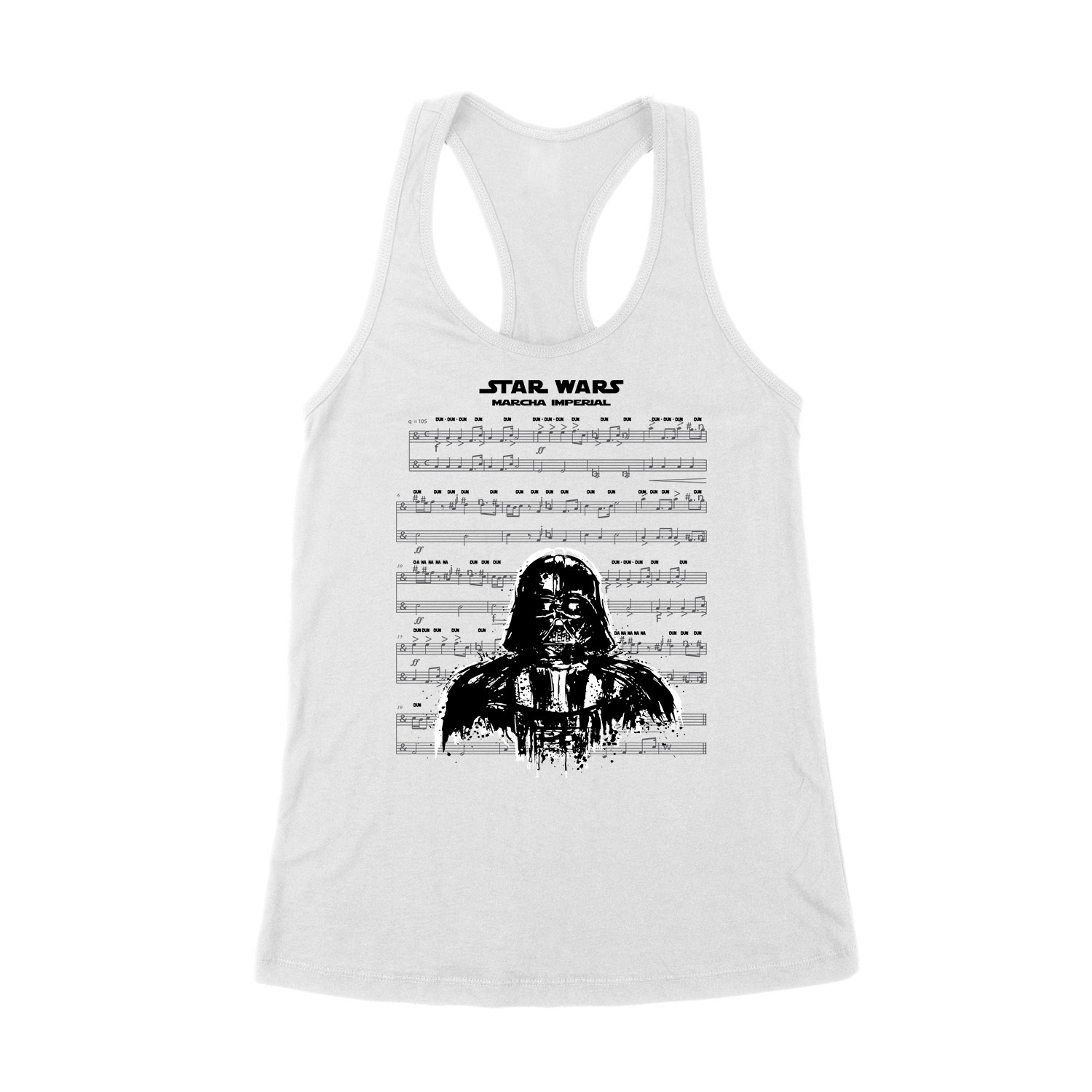 star wars darth vader induló Fehér Női Trikó