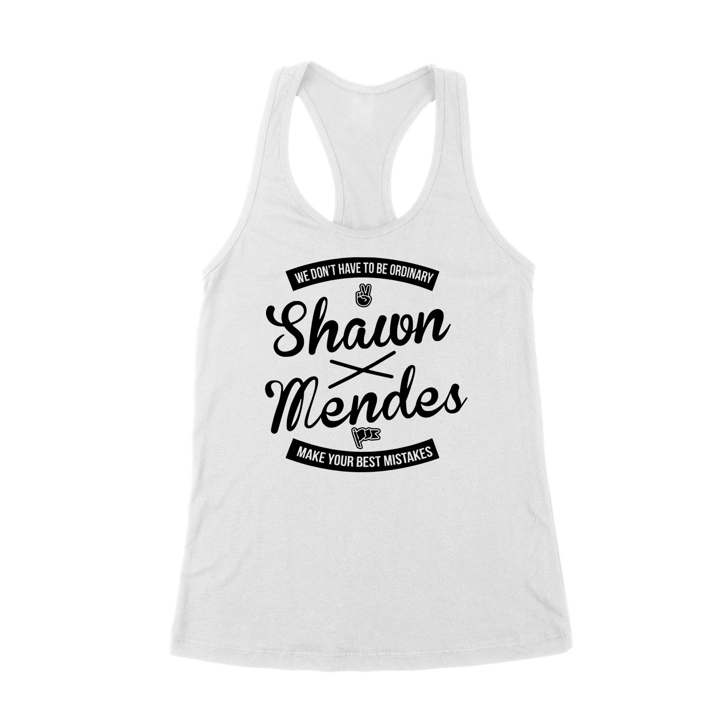 Shawn Mendes Fehér Női Trikó