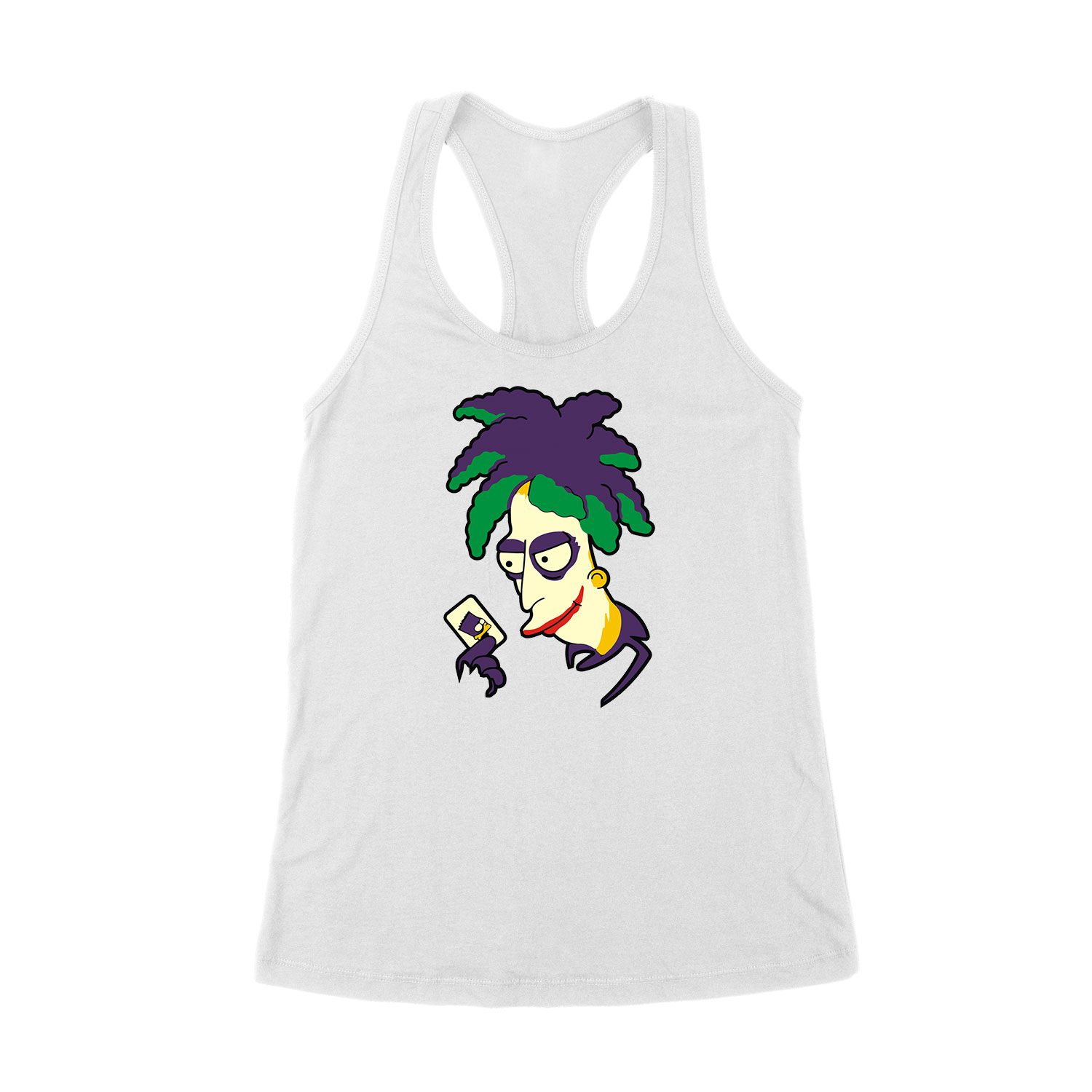 Joker Balfék Bob Simpson Család Fehér Női Trikó