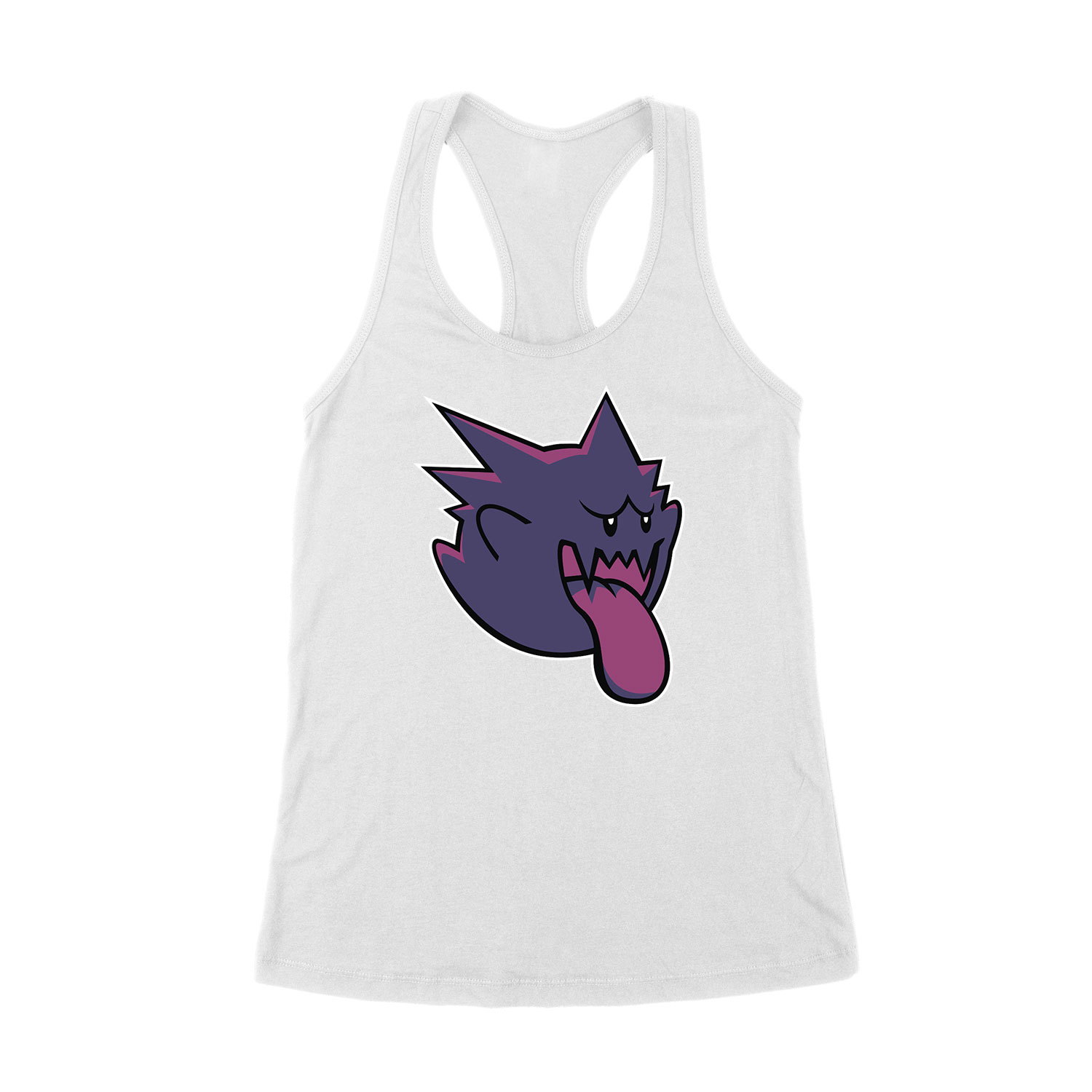 Mario Gengar Pokemon Fehér Női Trikó