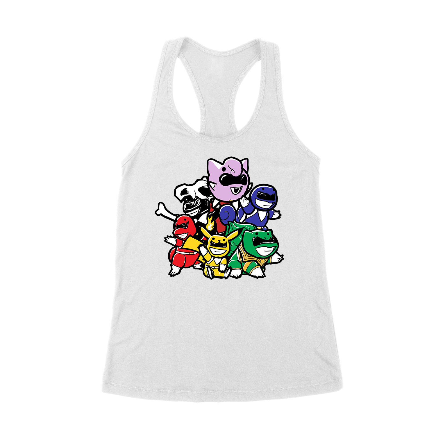 pokemon power rangers Fehér Női Trikó