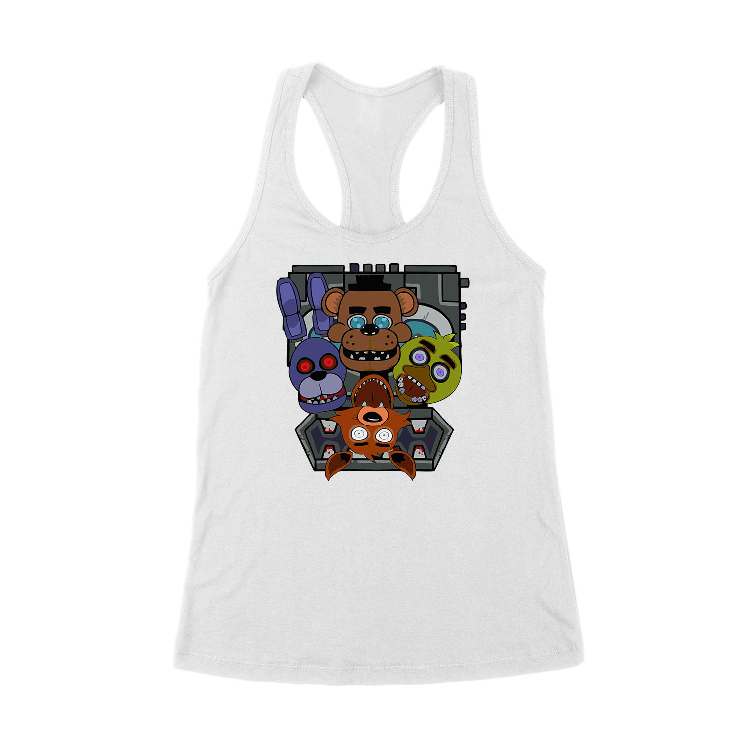 Five Nights At Freddy's Fehér Női Trikó