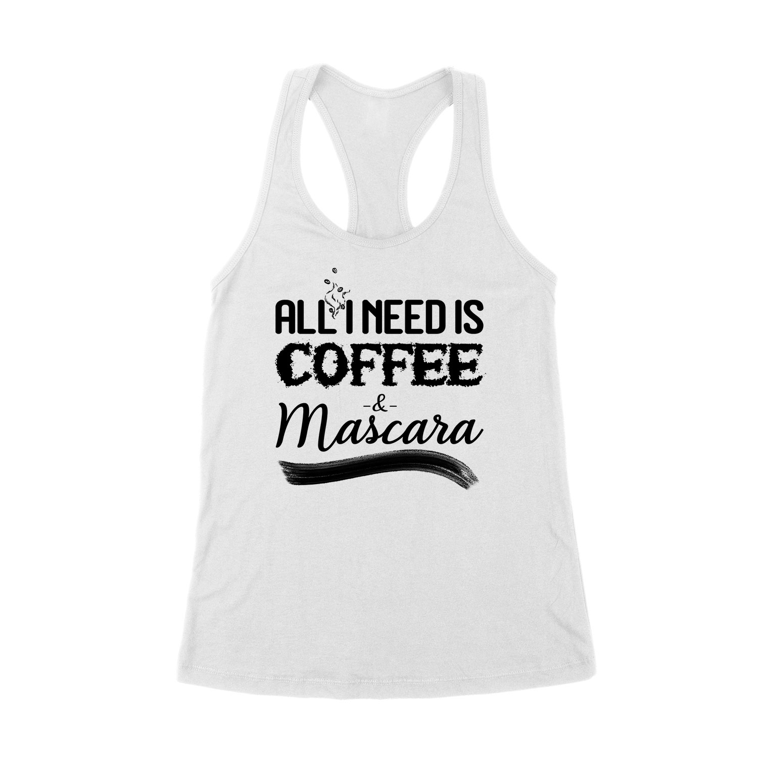kávé coffee mascara Fehér Női Trikó