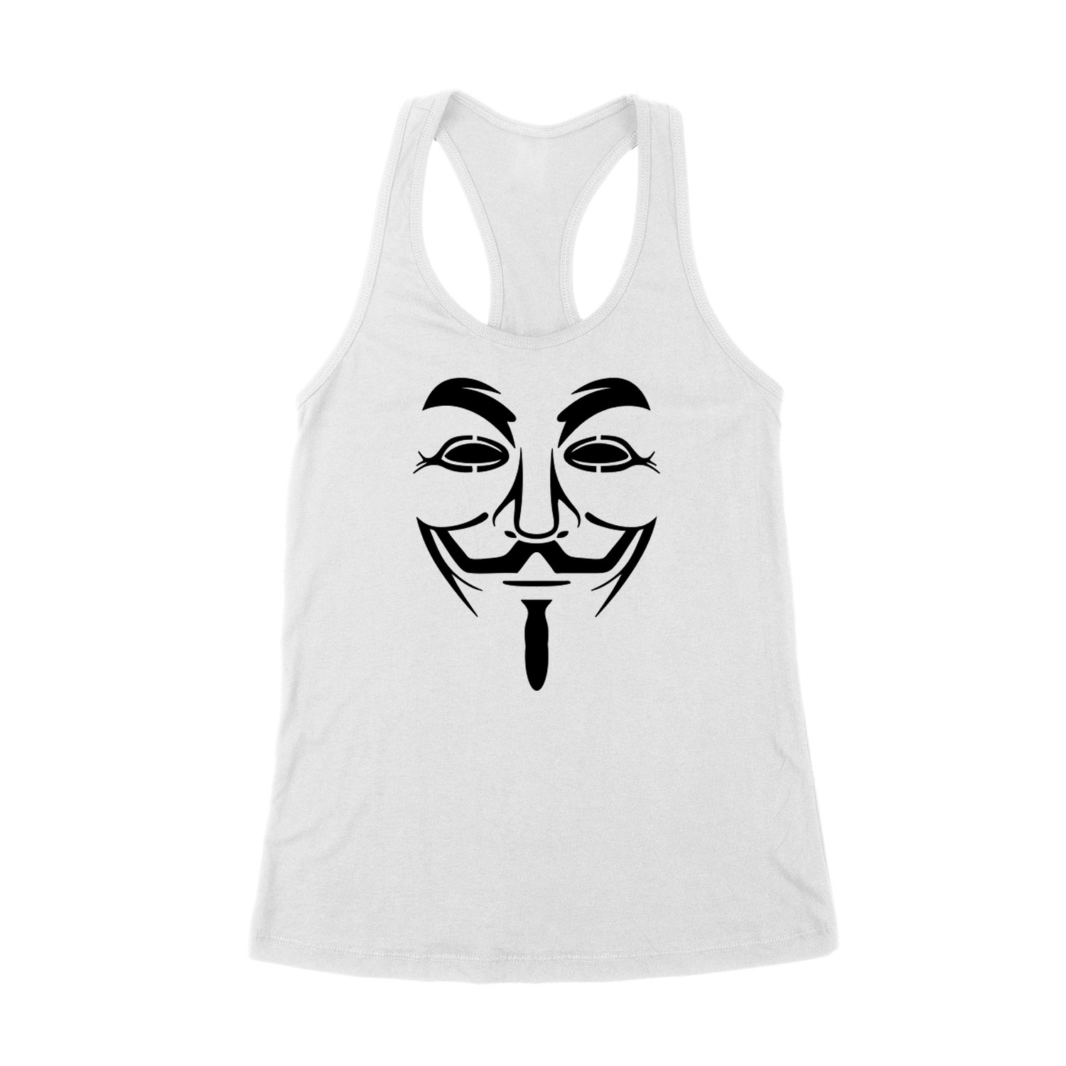 Anonymus vendetta Fehér Női Trikó