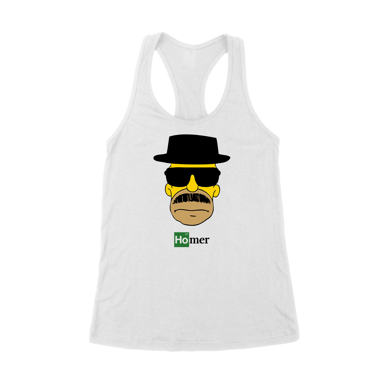 homer simpson breaking bad heisenberg Fehér Női Trikó