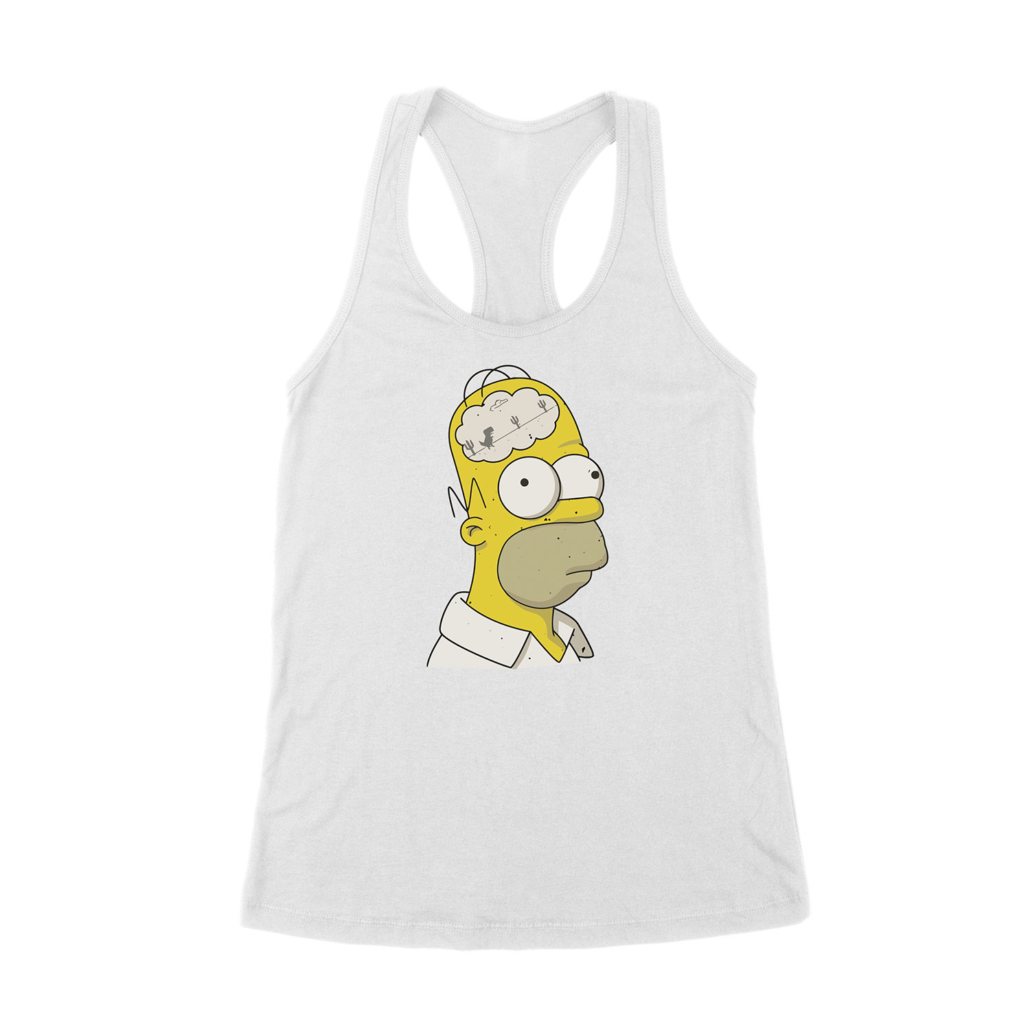 homer simpson simpson család Fehér Női Trikó