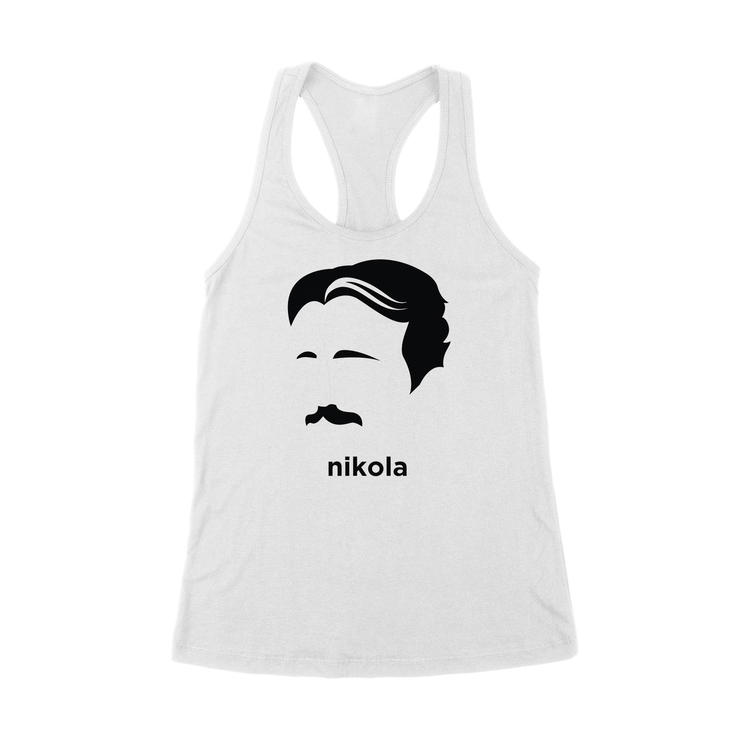nikola tesla Fehér Női Trikó
