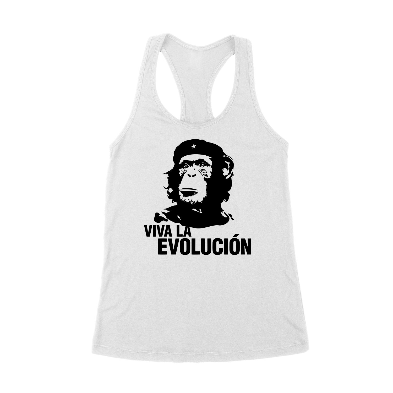 evolúció evolution majom csimpánz Fehér Női Trikó