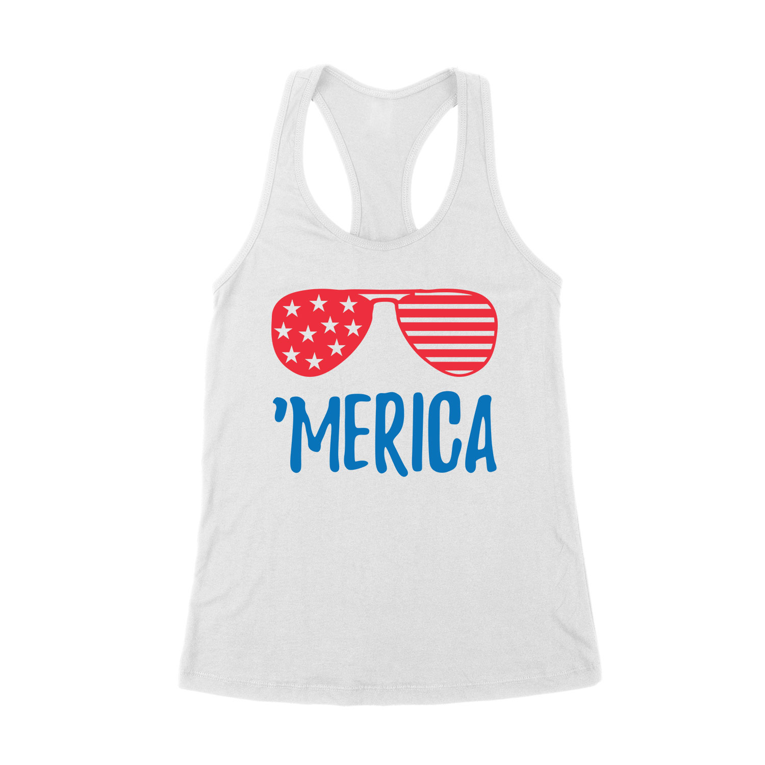 merica america Fehér Női Trikó