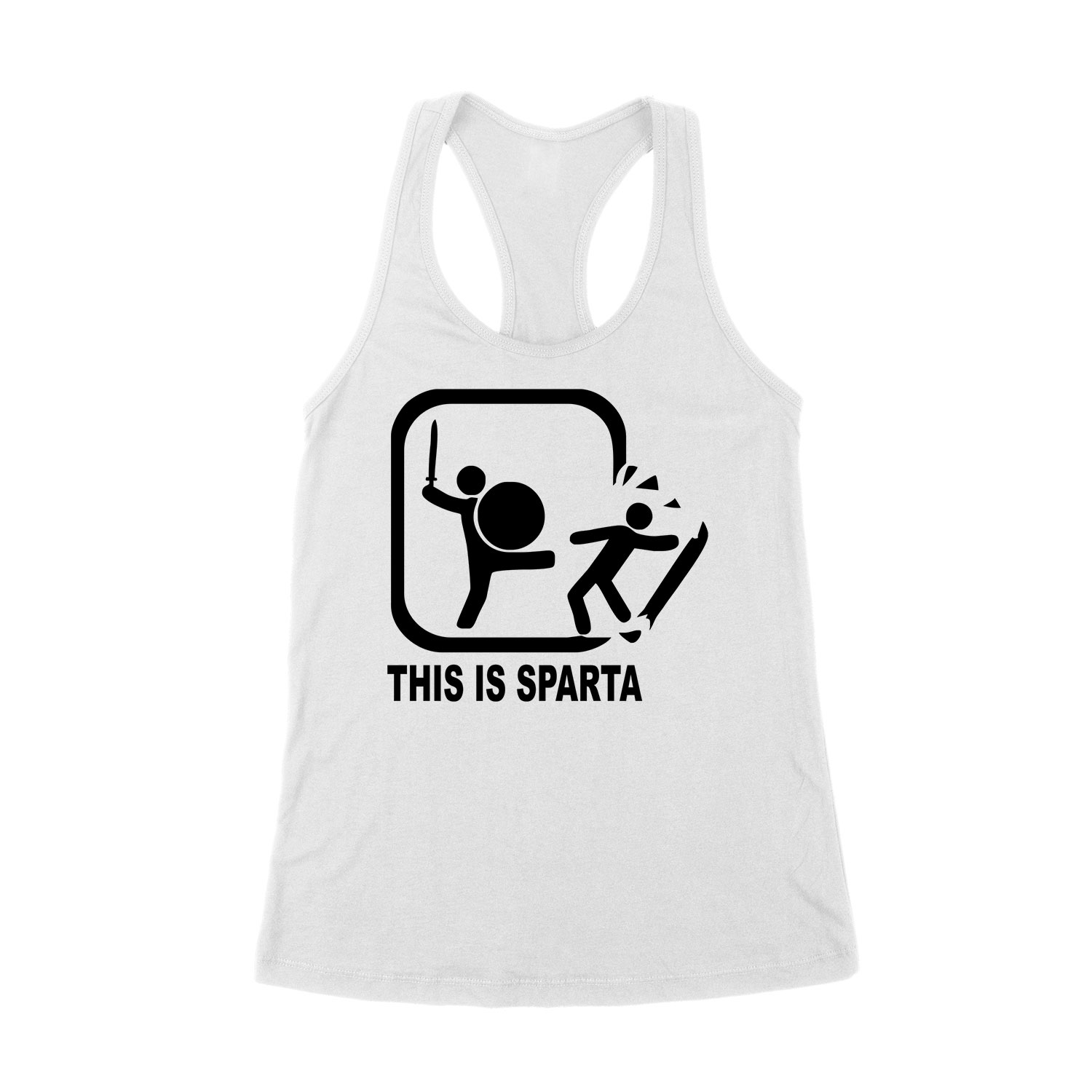 this is sparta ez itt sparta Fehér Női Trikó