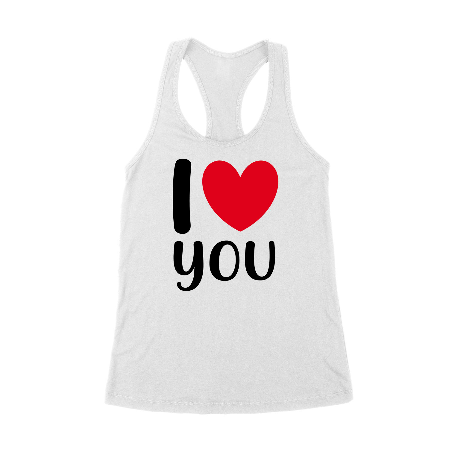 i love you Fehér Női Trikó