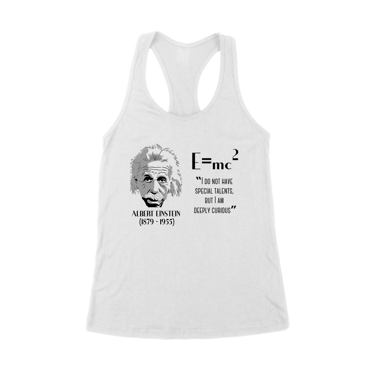 albert einstein Fehér Női Trikó