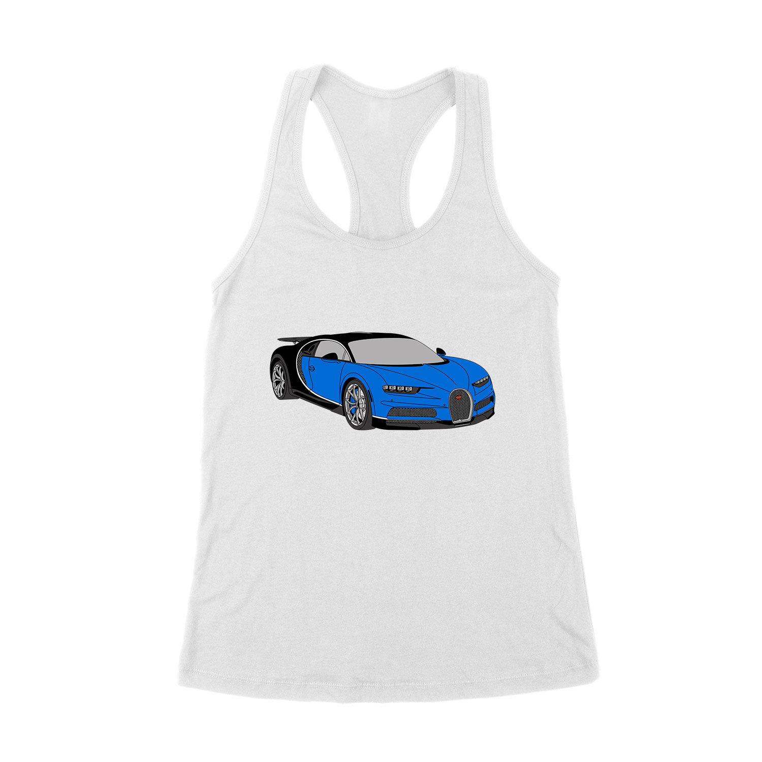 Bugatti Veyron Fehér Női Trikó