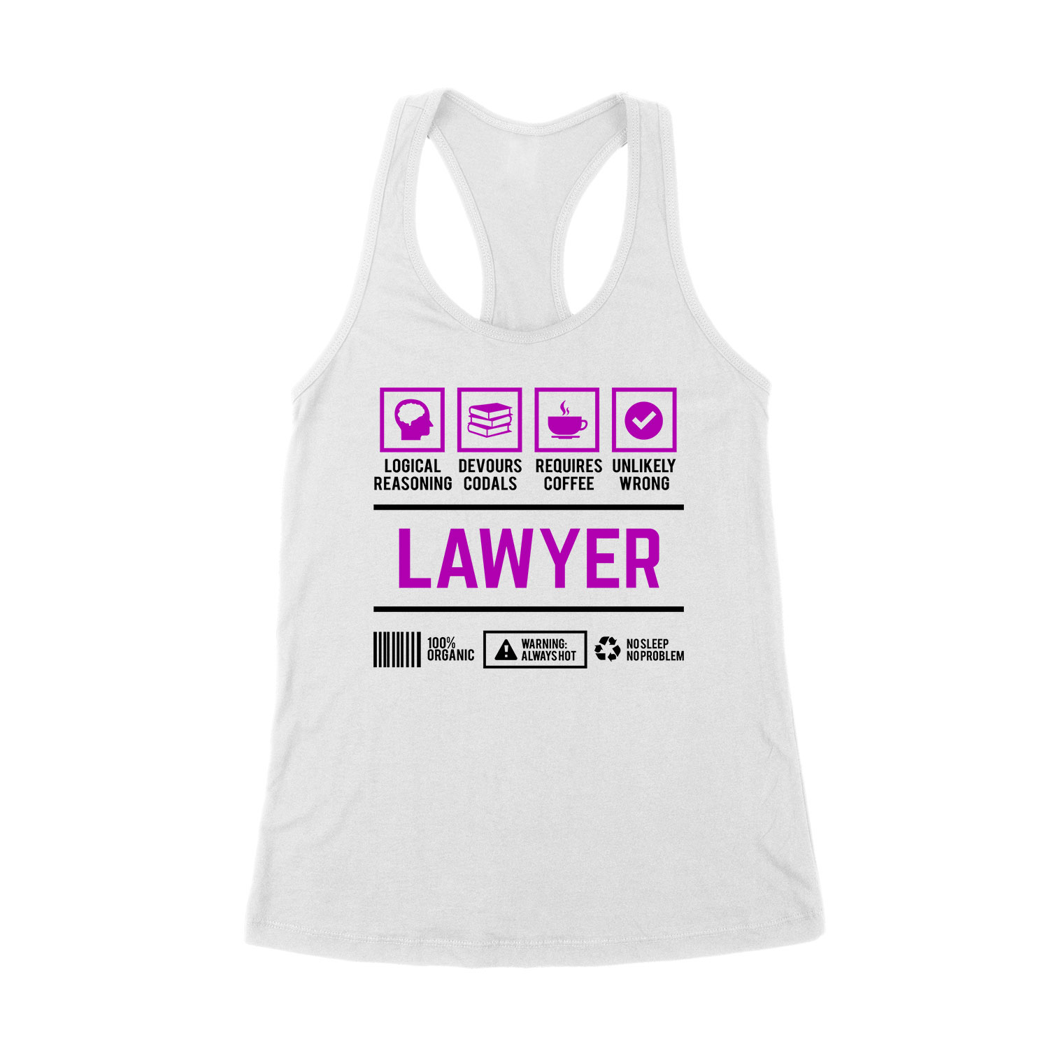 Ügyvéd jogász Fehér Női Trikó