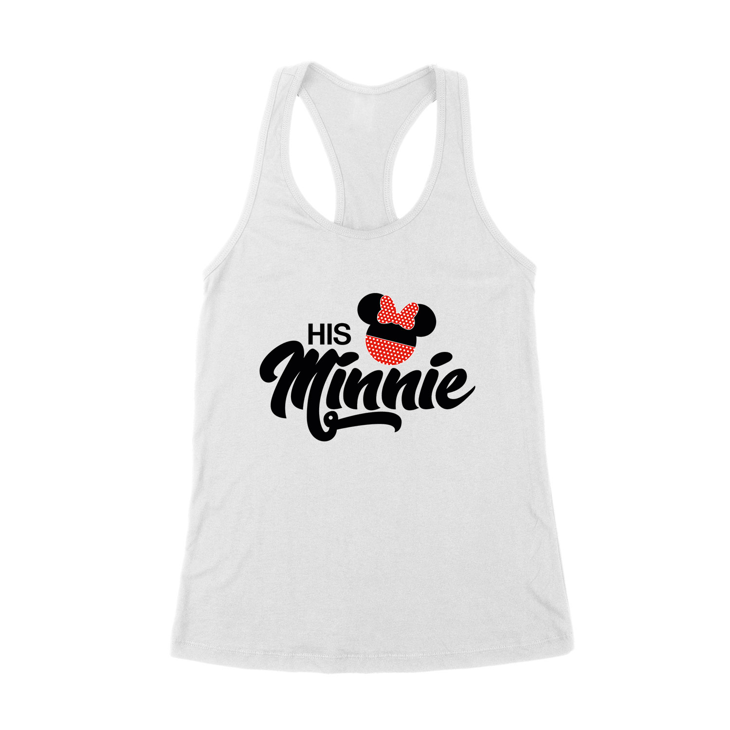 his minnie páros pároknak Fehér Női Trikó