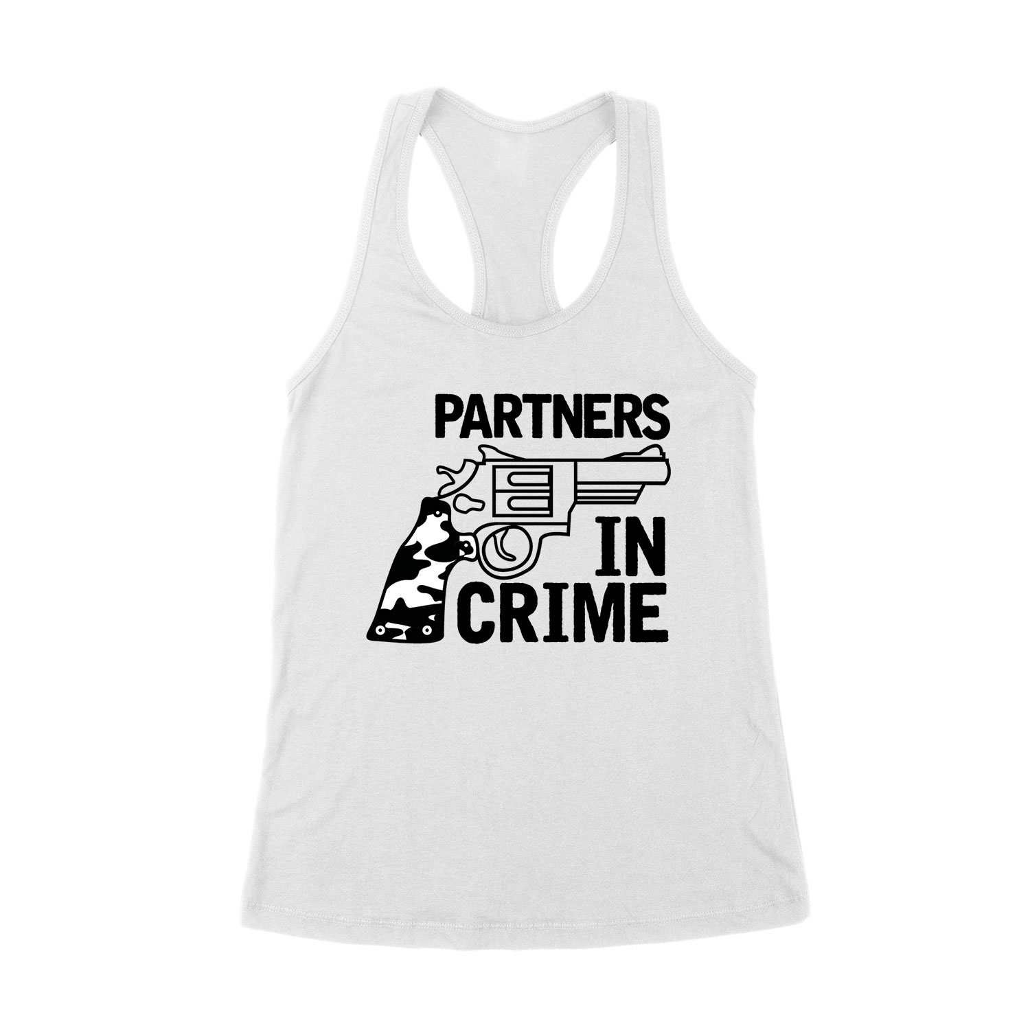 Partners In Crime páros pároknak Fehér Női Trikó