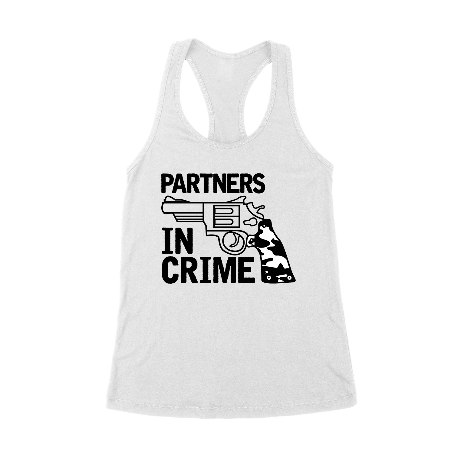 Partners In Crime páros pároknak Fehér Női Trikó