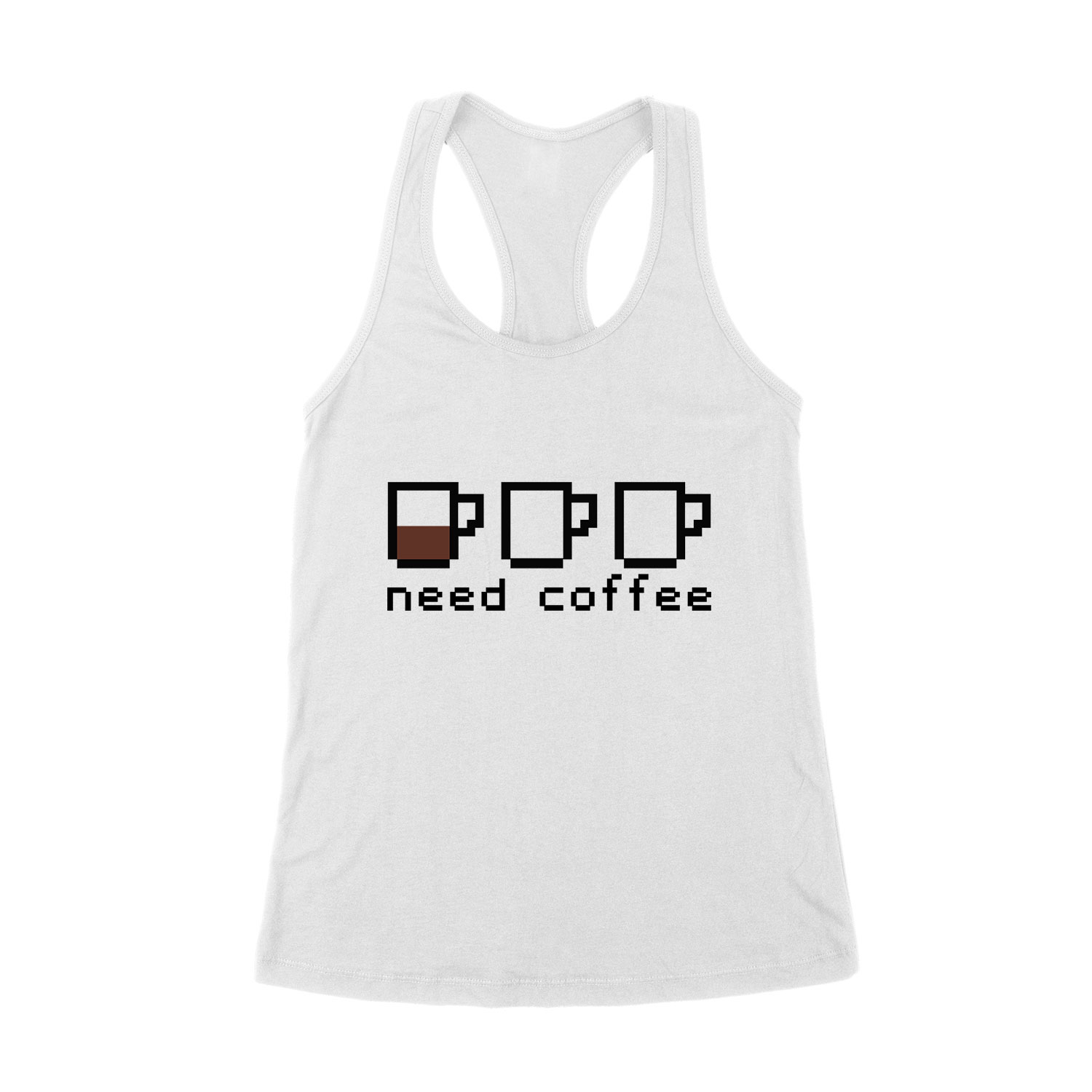kávé coffee Fehér Női Trikó