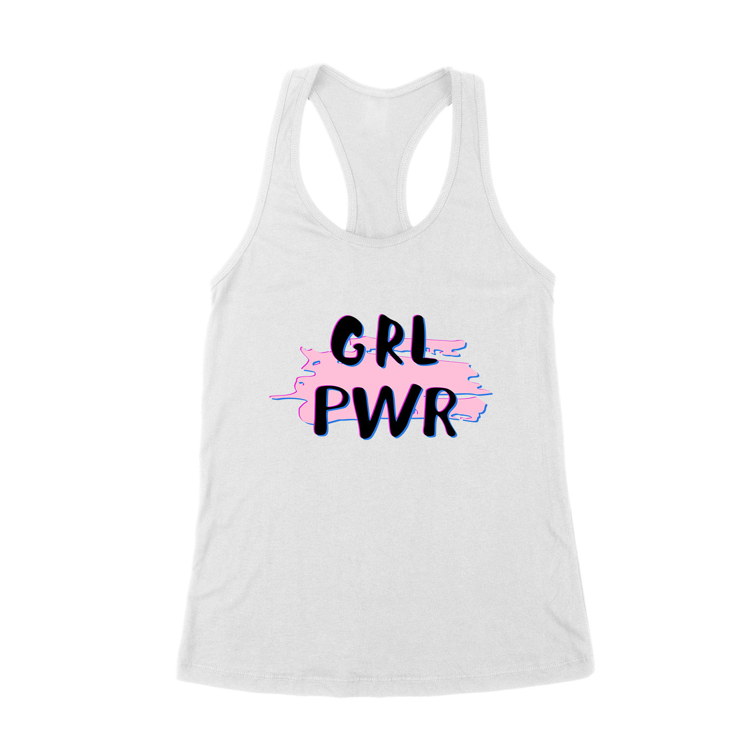 girl power grl pwr Fehér Női Trikó