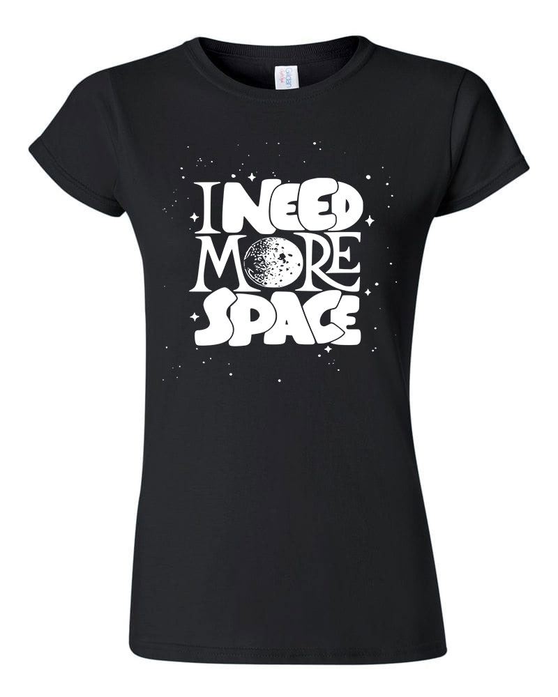 i need more space Fekete Női Póló