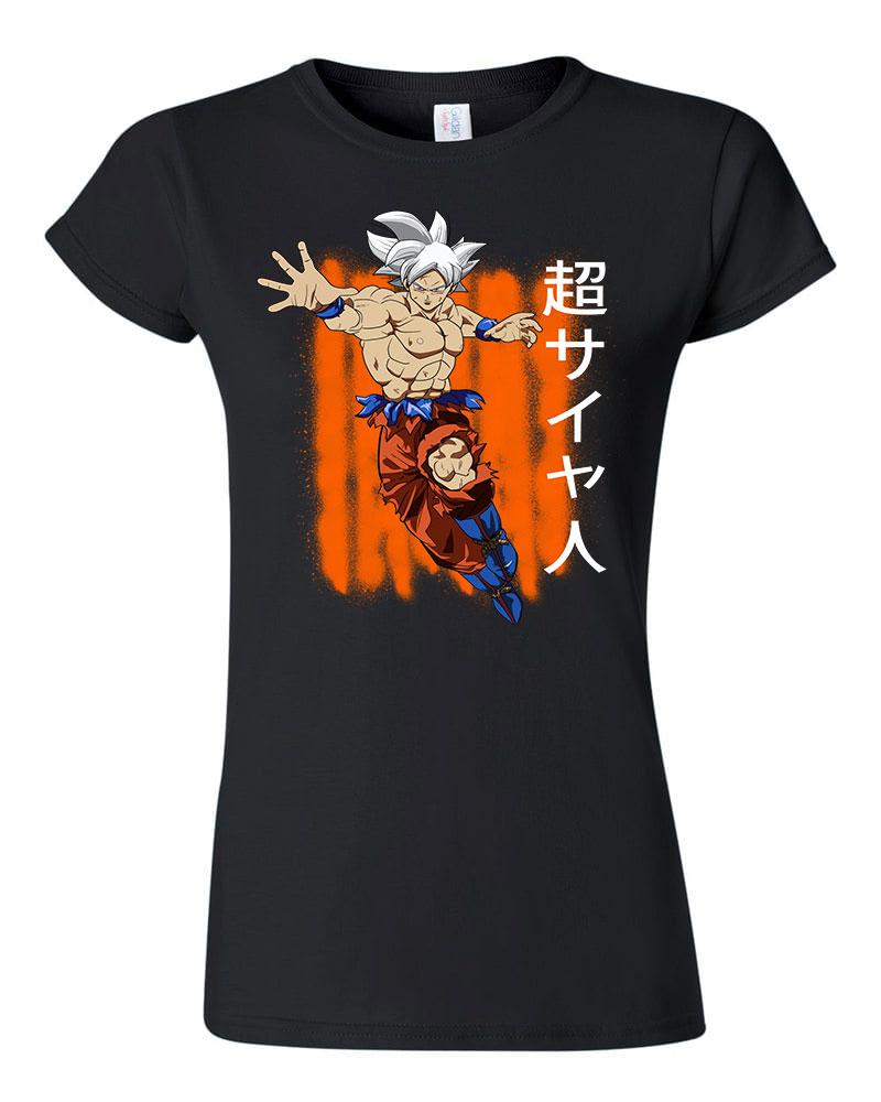 dragon ball son goku Fekete Női Póló