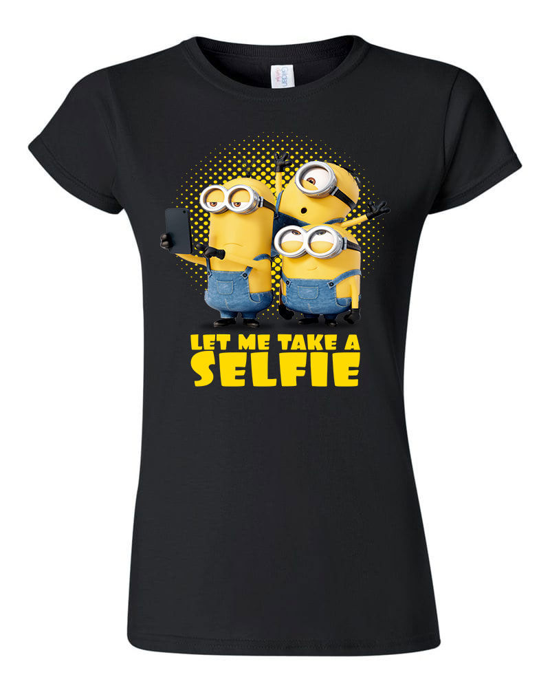 minions minyonok mel bob Fekete Női Póló
