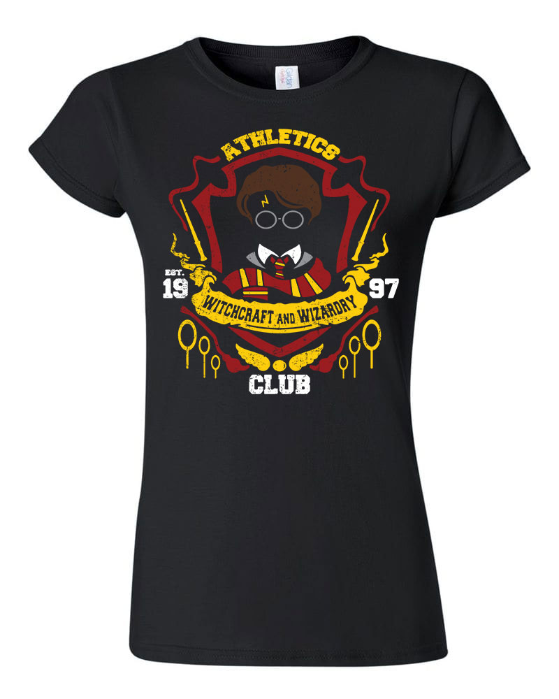 harry potter atlétika atletika Fekete Női Póló