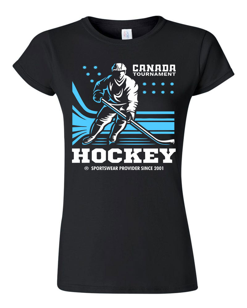 hockey hoki Fekete Női Póló