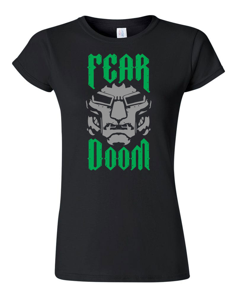 doctor doom Fekete Női Póló