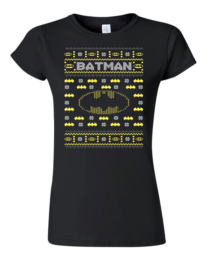 batman karácsony ronda pulcsi Fekete Női Póló