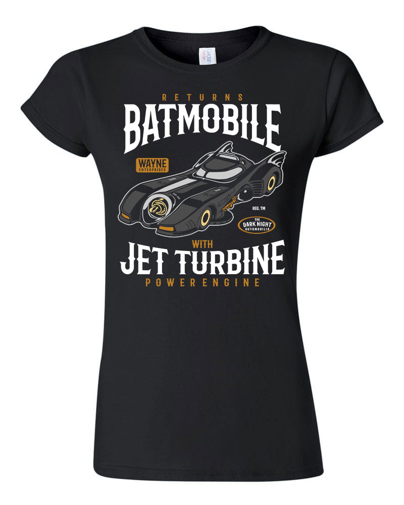 batmobile batman Fekete Női Póló