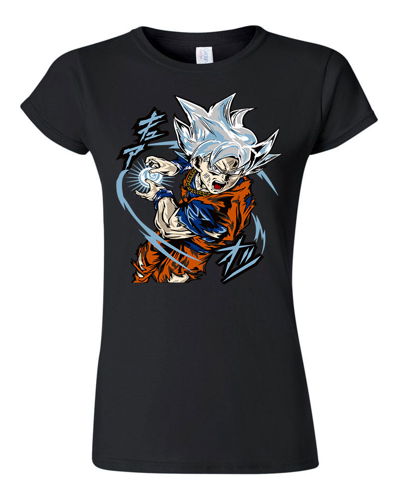 son goku dragon ball ultragoku Fekete Női Póló
