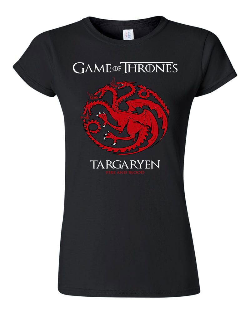 game of thrones trónok harca Fekete Női Póló