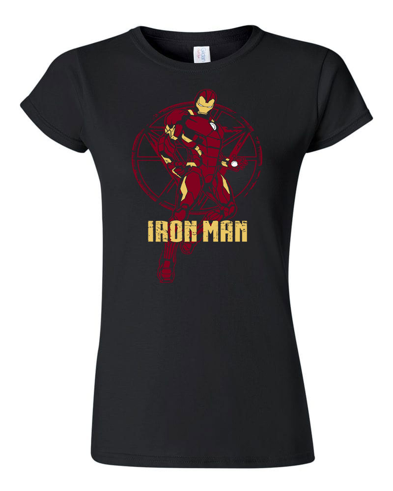 iron man vasember Fekete Női Póló