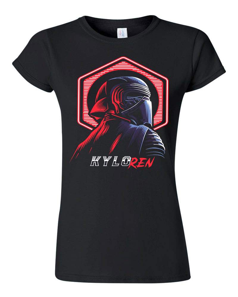 kylo ren star wars Fekete Női Póló